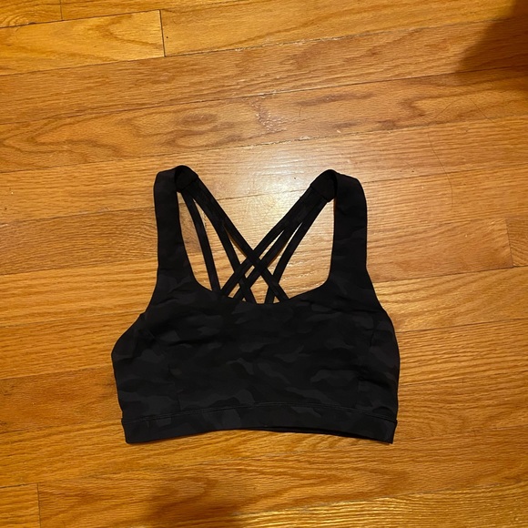 Lululemon Free to be Serene sz 4 - Sequoia Camo Print Deep Coal Black - Picture 3 of 5